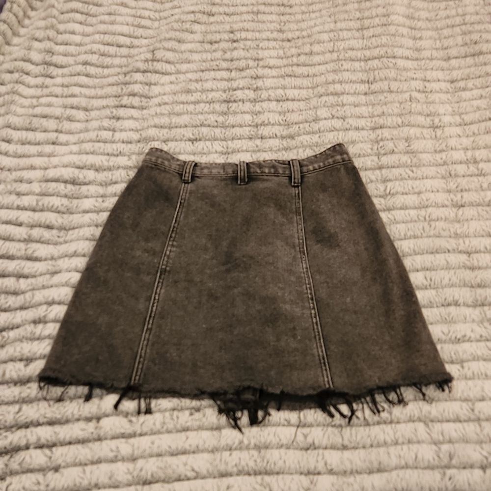 Free People Parker Wrap Skirt in Sulphur Black size 26 - Picture 10 of 13